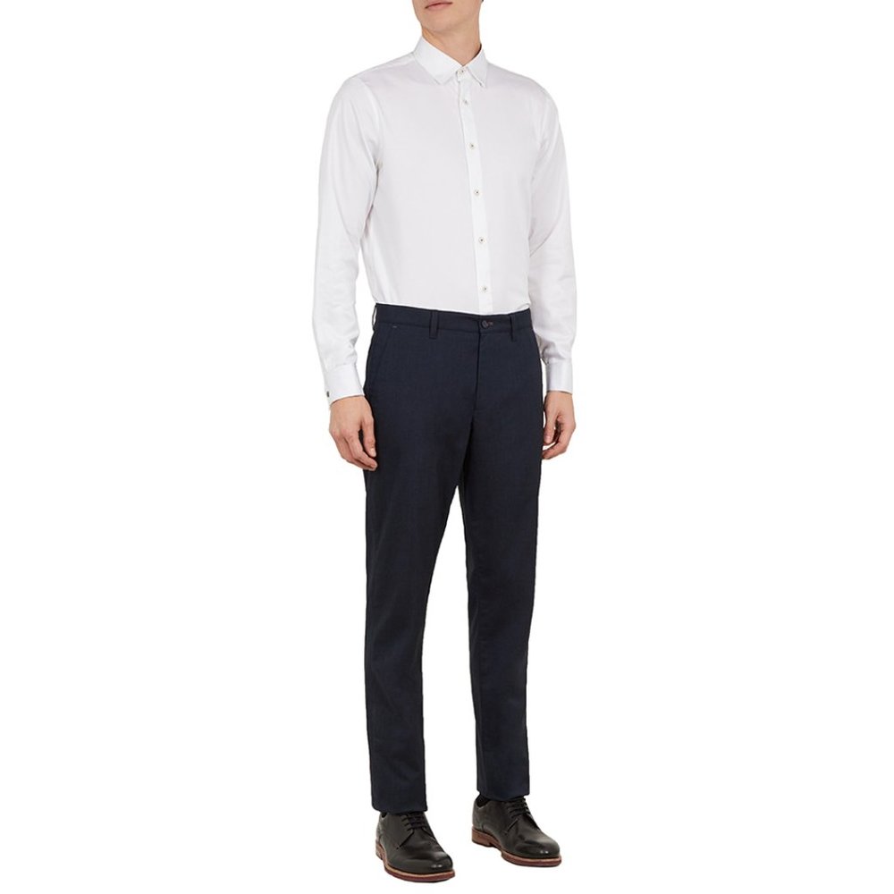 NWT Ted Baker Semi Plain Trousers CLAIEL Pants Navy Size 32 x 32 $175 JK234